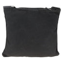 PRADA Shoulder Bag Nylon Black Silver Auth ka2916-2