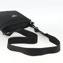 PRADA Shoulder Bag Nylon Black Silver Auth ka2916-7