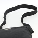 PRADA Shoulder Bag Nylon Black Silver Auth ka2916-8