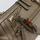 GUCCI Handtasche Leder 2way Goldfarben 282300 Auth ka2918-10