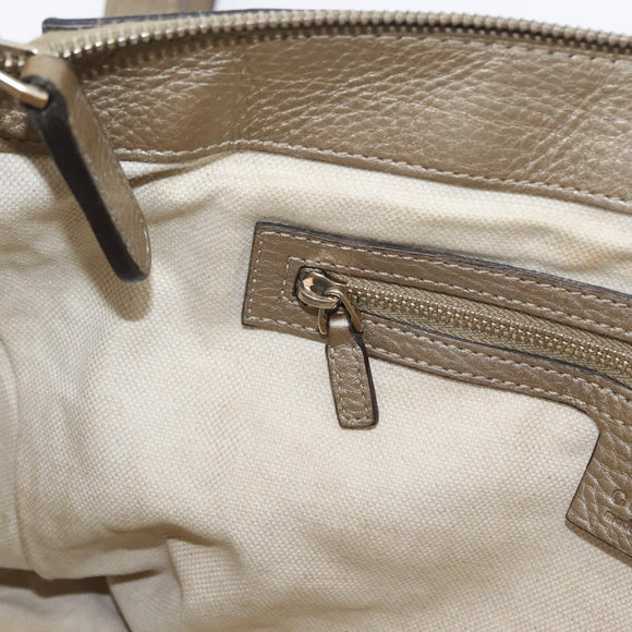 GUCCI Handtasche Leder 2way Goldfarben 282300 Auth ka2918