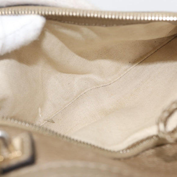 GUCCI Handtasche Leder 2way Goldfarben 282300 Auth ka2918