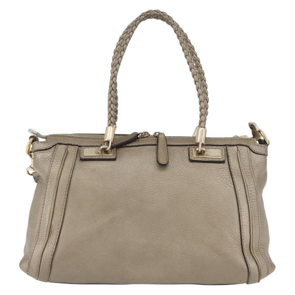 GUCCI Handtasche Leder 2way Goldfarben 282300 Auth ka2918