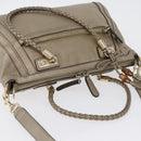 GUCCI Handtasche Leder 2way Goldfarben 282300 Auth ka2918-6