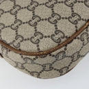 GUCCI GG Plus Supreme Shoulder Bag PVC Beige Gold Auth ka292-13