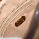 GUCCI GG Plus Supreme Shoulder Bag PVC Beige Gold Auth ka292-16