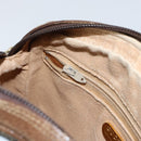 GUCCI GG Plus Supreme Shoulder Bag PVC Beige Gold Auth ka292-20