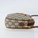 GUCCI GG Plus Supreme Shoulder Bag PVC Beige Gold Auth ka292-4