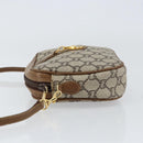 GUCCI GG Plus Supreme Shoulder Bag PVC Beige Gold Auth ka292-5
