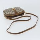 GUCCI GG Plus Supreme Shoulder Bag PVC Beige Gold Auth ka292-7