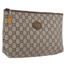 GUCCI GG Plus Supreme Clutch PVC Beige Original ka2920-1