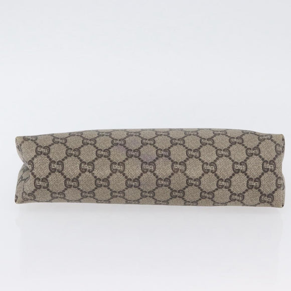 GUCCI GG Plus Supreme Clutch PVC Beige Original ka2920