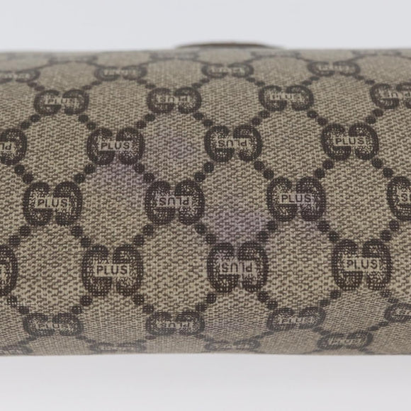 GUCCI GG Plus Supreme Clutch PVC Beige Original ka2920