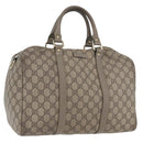 GUCCI GG Supreme Hand Bag PVC Beige Gold 193608 Auth ka2923-1