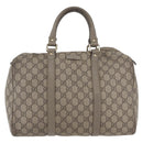 GUCCI GG Supreme Hand Bag PVC Beige Gold 193608 Auth ka2923-13