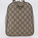 GUCCI GG Supreme Hand Bag PVC Beige Gold 193608 Auth ka2923-3