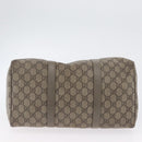GUCCI GG Supreme Hand Bag PVC Beige Gold 193608 Auth ka2923-5