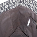FENDI Zucchino Canvas Tote Bag Black Gray Auth ka2926-20