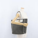 FENDI Zucchino Canvas Tote Bag Black Gray Auth ka2926-22