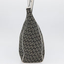 FENDI Zucchino Canvas Tote Bag Black Gray Auth ka2926-5