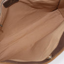 GUCCI Celine GG Supreme C Sulky Hand Bag PVC Canvas 2 Set Beige Auth ka2929-10