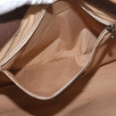 GUCCI Celine GG Supreme C Sulky Hand Bag PVC Canvas 2 Set Beige Auth ka2929-11