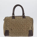 GUCCI Celine GG Supreme C Sulky Hand Bag PVC Canvas 2 Set Beige Auth ka2929-13