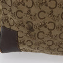GUCCI Celine GG Supreme C Sulky Hand Bag PVC Canvas 2 Set Beige Auth ka2929-14