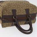GUCCI Celine GG Supreme C Sulky Hand Bag PVC Canvas 2 Set Beige Auth ka2929-16