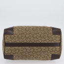 GUCCI Celine GG Supreme C Sulky Hand Bag PVC Canvas 2 Set Beige Auth ka2929-18