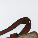 GUCCI Celine GG Supreme C Sulky Hand Bag PVC Canvas 2 Set Beige Auth ka2929-6