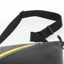 FENDI Zucca Canvas Shoulder Bag PVC Black Silver Auth ka2933-8