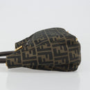 FENDI Zucca Canvas Hand Bag Brown Black Auth ka2934-5
