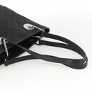GUCCI GG Canvas Tote Bag Zwart Zilver 120840 Auth ka2935-7