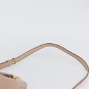 Miu Miu Hand Bag Leather 2way Pink Gold Auth ka2936-16