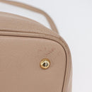Miu Miu Hand Bag Leather 2way Pink Gold Auth ka2936-6