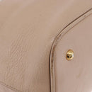 Miu Miu Hand Bag Leather 2way Pink Gold Auth ka2936-17