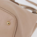 Miu Miu Hand Bag Leather 2way Pink Gold Auth ka2936-18