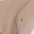 Miu Miu Hand Bag Leather 2way Pink Gold Auth ka2936-19