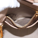 Miu Miu Hand Bag Leather 2way Pink Gold Auth ka2936-27