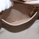 Miu Miu Hand Bag Leather 2way Pink Gold Auth ka2936-28