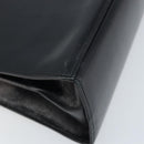 Salvatore Ferragamo Gancini Hand Bag Leather Black Gold Auth ka2938-16