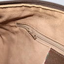 GUCCI GG Supreme Web Sherry Line Hand Bag PVC Beige Gold 58 02 007 Auth ka294-20