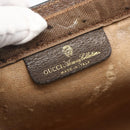 GUCCI GG Supreme Web Sherry Line Bag PVC Beige Red 64 014 2125 28 Auth ka2940-8