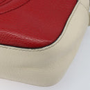 GUCCI Shoulder Bag Leather Red Gold 431567 Auth ka2941-10