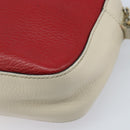 GUCCI Shoulder Bag Leather Red Gold 431567 Auth ka2941-12