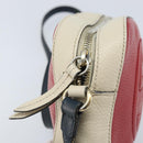 GUCCI Shoulder Bag Leather Red Gold 431567 Auth ka2941-14