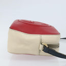 GUCCI Shoulder Bag Leather Red Gold 431567 Auth ka2941-4