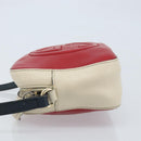 GUCCI Shoulder Bag Leather Red Gold 431567 Auth ka2941-5