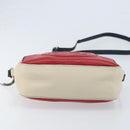 GUCCI Shoulder Bag Leather Red Gold 431567 Auth ka2941-9